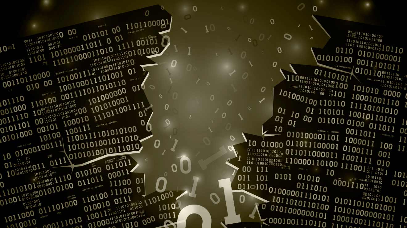 Concept abstrait de cyberespace